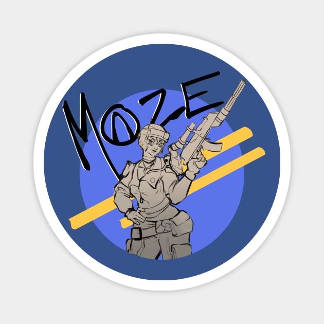 The Gunner: Moze Magnet by SunShadow